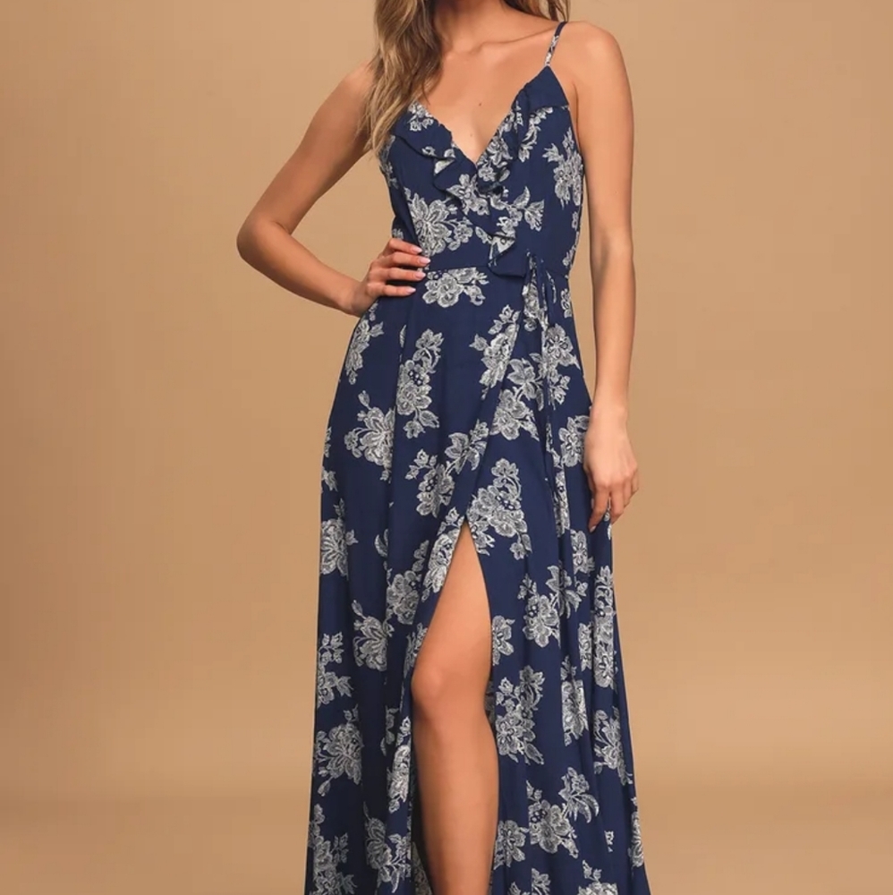 NWT Lulu's maxi dress S